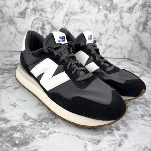 New Balance Classics 237v1 Sneakers Men Size 10 Black Magnet Gray Casual Comfort - Picture 1 of 9